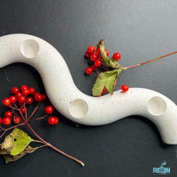 Two Model Spiral Glass Mould