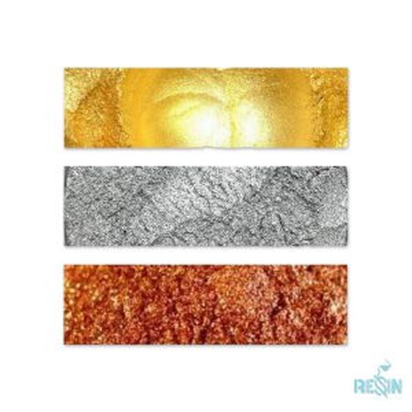 رنگ پودری صدفی کروم شب رنگ فلزی