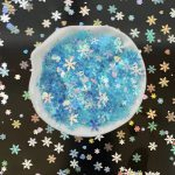 گلیتر برف و قلب