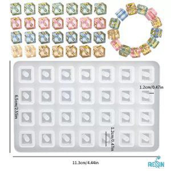 قالب سیلیکونی حروف لاتین