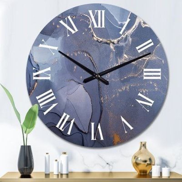 قالب ساعت با اعداد