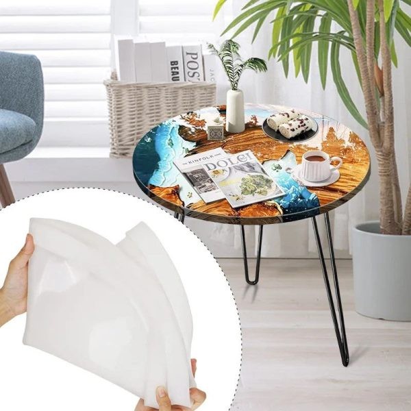 قالب سیلیکونی سینی و ساعت در چهار سایز م