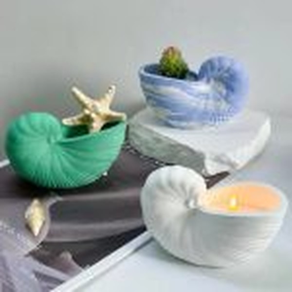 قالب گلدان حلزونی