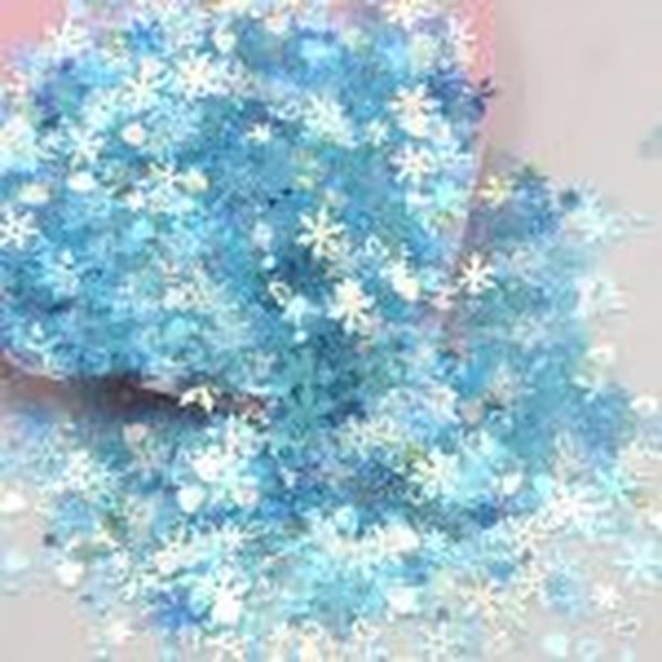 گلیتر برف و قلب