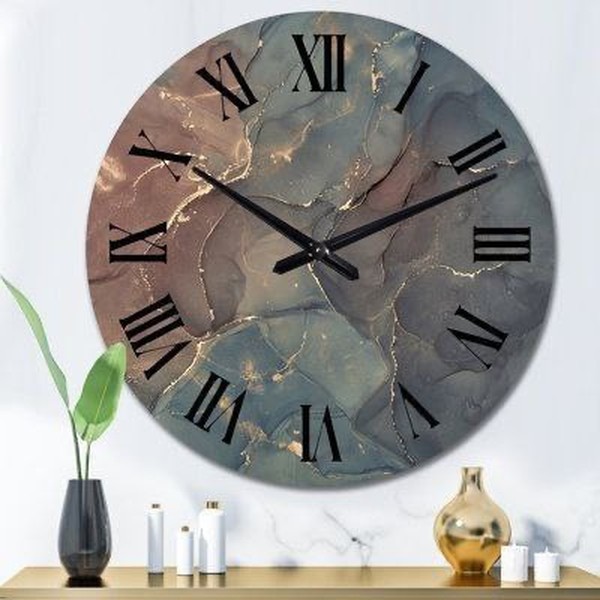 قالب ساعت با اعداد