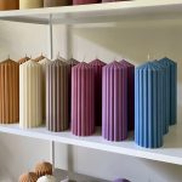 قالب شمع شیاردار