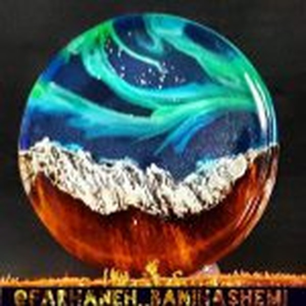 قالب سیلیکونی رزین چوب در سه مدل گرد ، ب