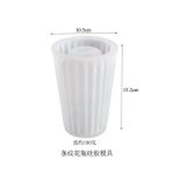 قالب گلدان ۱۵سانتی مدل شیاردار