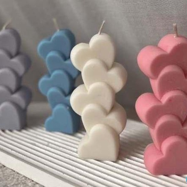 قالب قلب چهارتایی