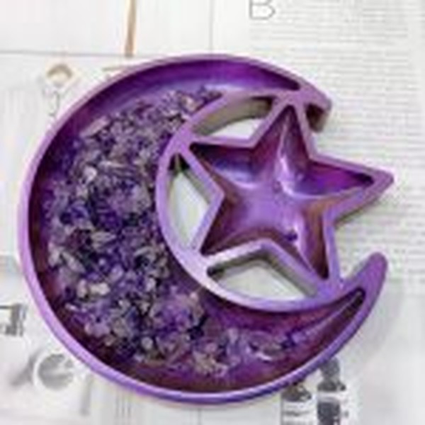 قالب سیلیکونی ماه و ستاره