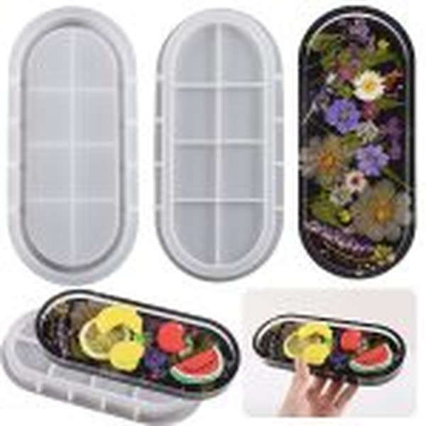 قالب سه سایز بیضی لبهدار