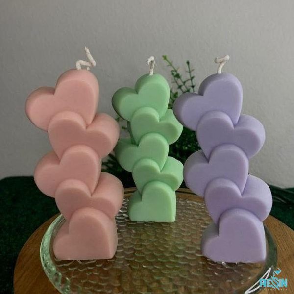 قالب قلب چهارتایی