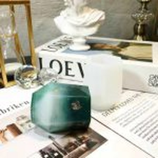 قالب سیلیکونی جامدادی و لیوان کریستال