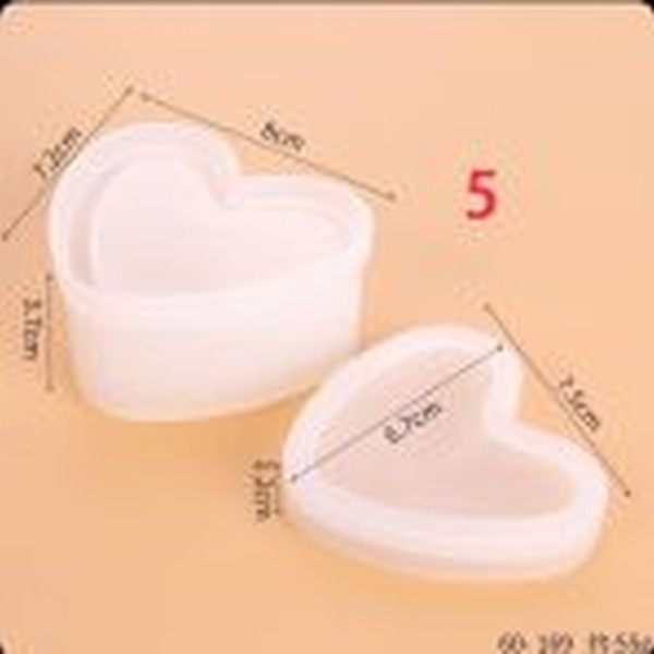 قالب جاجواهری قلب