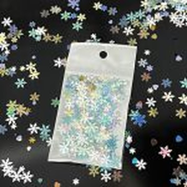 گلیتر برف و قلب