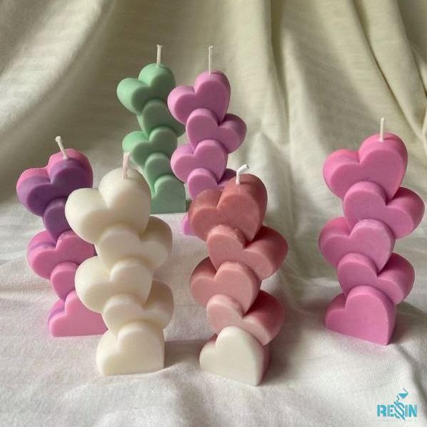 قالب قلب چهارتایی