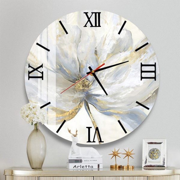 قالب ساعت با اعداد