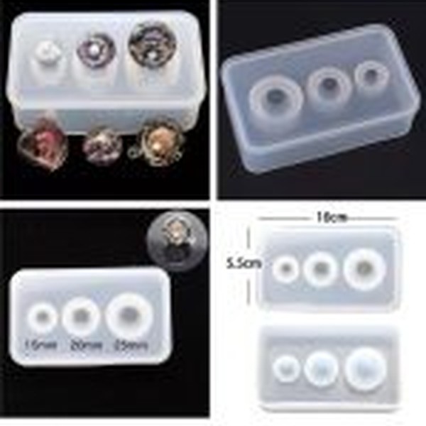 قالب سیلیکونی گوی سه سایز