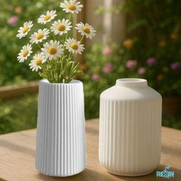 قالب گلدان سه تایی قلب