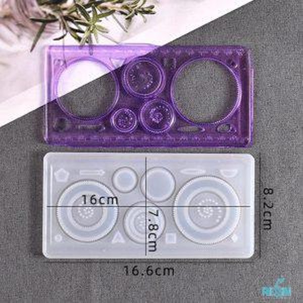 قالب سیلیکونی جامدادی و لیوان کریستال