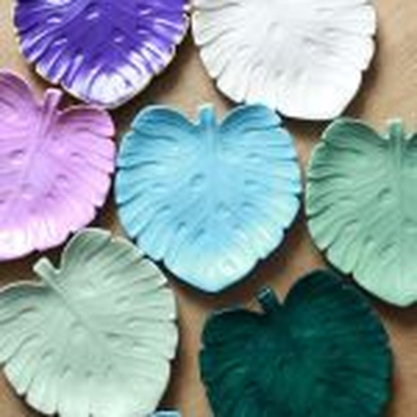 قالب بشقاب برگ