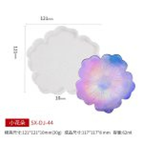 قالب زیرلیوانی گل