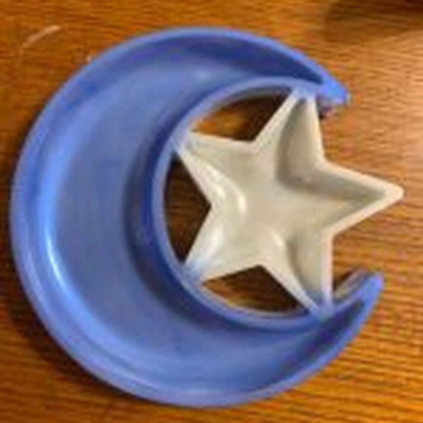 قالب سیلیکونی ماه و ستاره