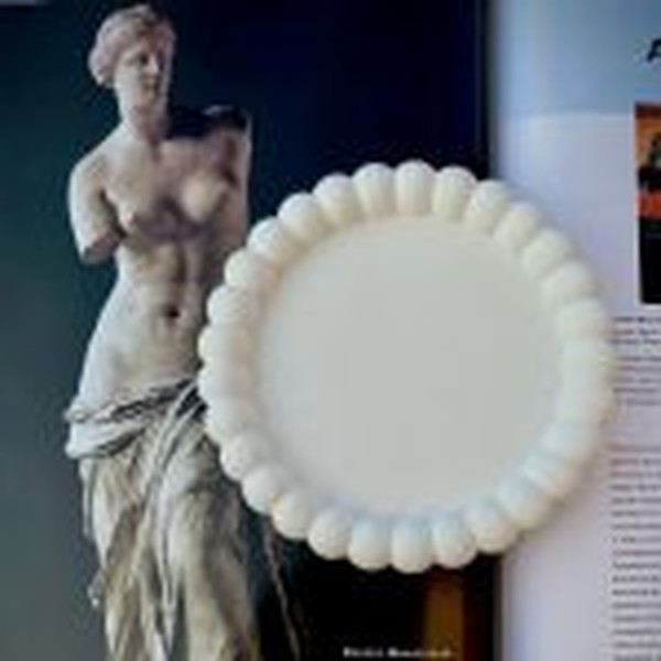 قالب بشقاب مرواریدی