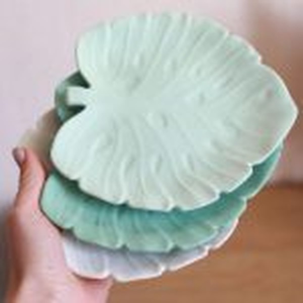 قالب بشقاب برگ