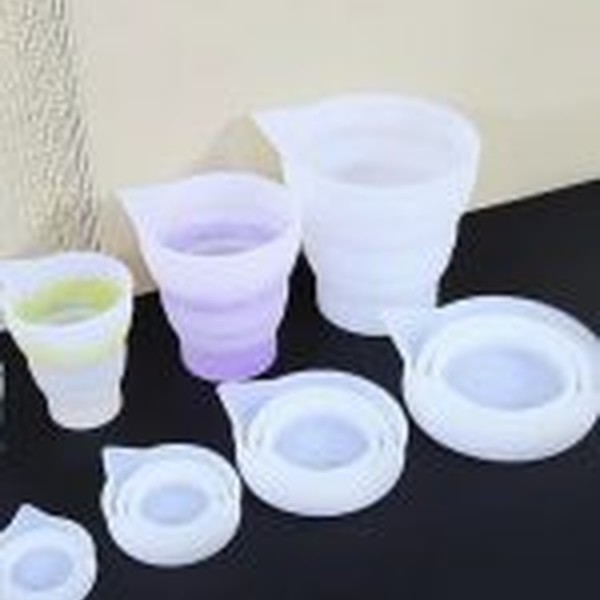 سه سایز بشر سیلیکونی