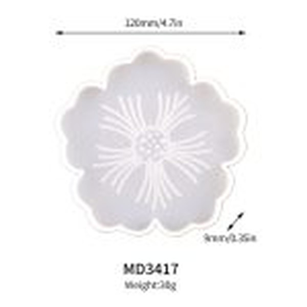 قالب زیرلیوانی گل