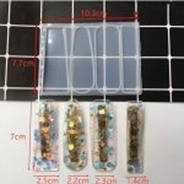 قالب سیلیکونی گیره مو