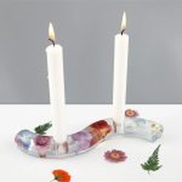 Two Model Spiral Glass Mould