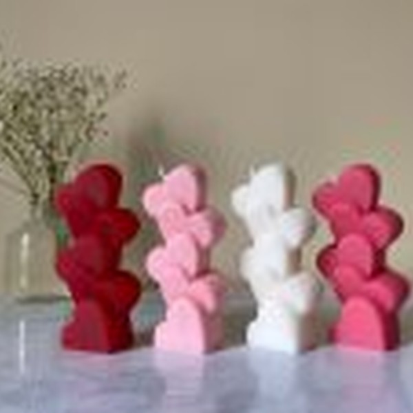 قالب قلب چهارتایی