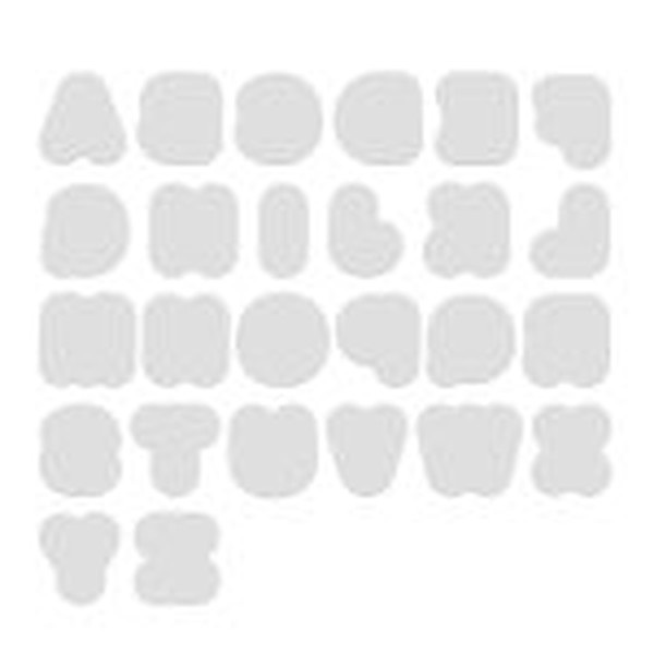 قالب حروف اکواریومی