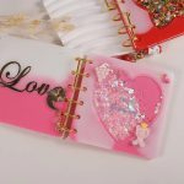 گلیتر قلب ۶تایی