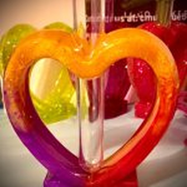 قالب گلجای قلب