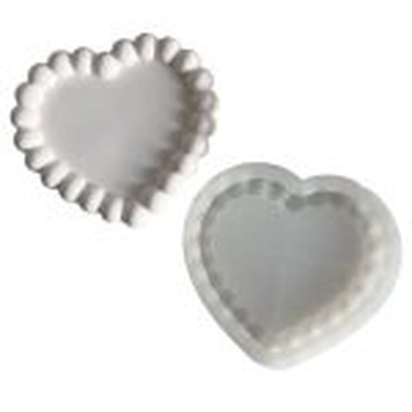 قالب سیلیکونی قلب مرواریدی