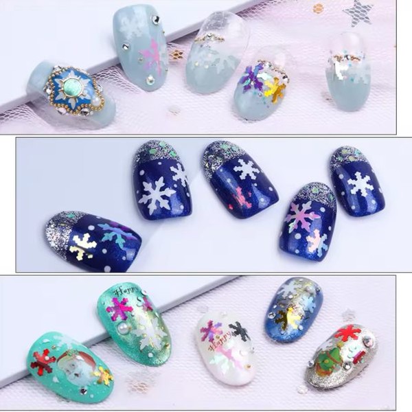 گلیتر برف و قلب