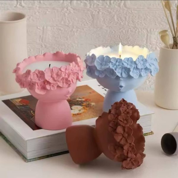 قالب گلدان شکوفه