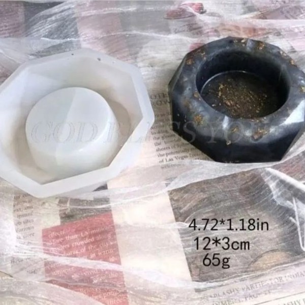 قالب سیلیکونی زیرسیگاری کریستالی