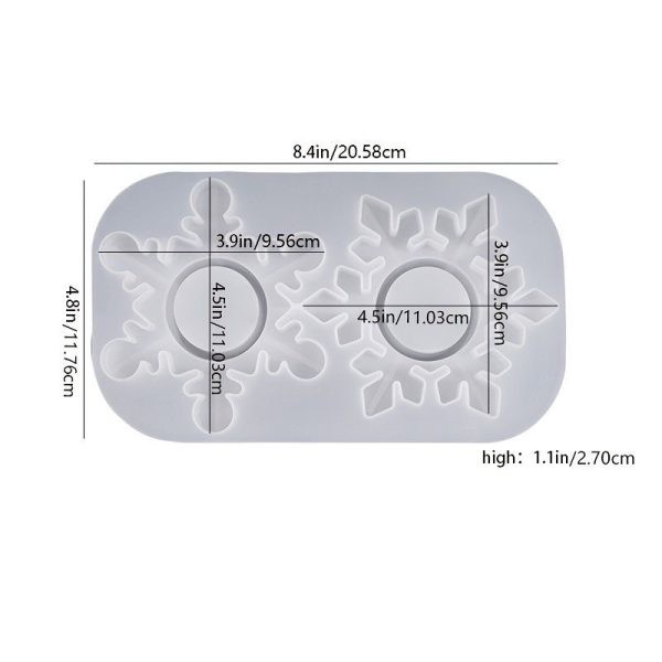 قالب جا شمعی برف