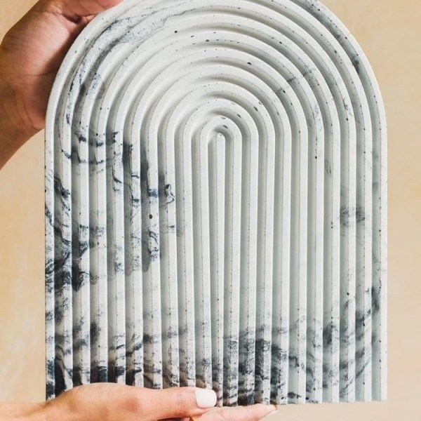 قالب سیلیکونی سینی رنگینکمان