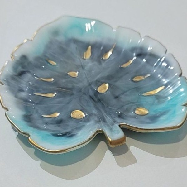 قالب بشقاب برگ