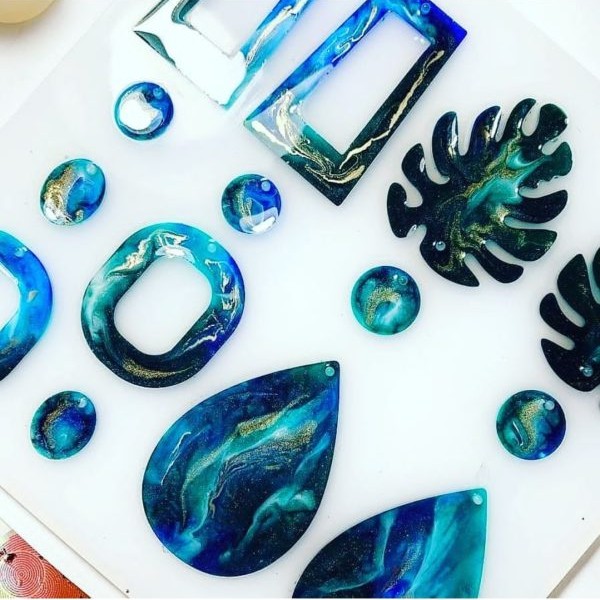 قالب سیلیکونی گوشواره