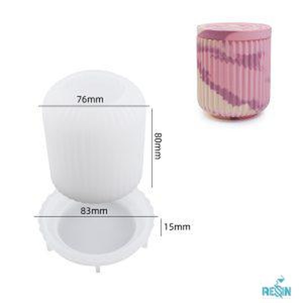 قالب بانکه شیاردار