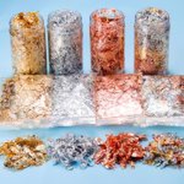 ورق طلا و نقره و مس