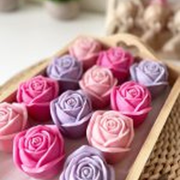 قالب گل رز ۶عددی