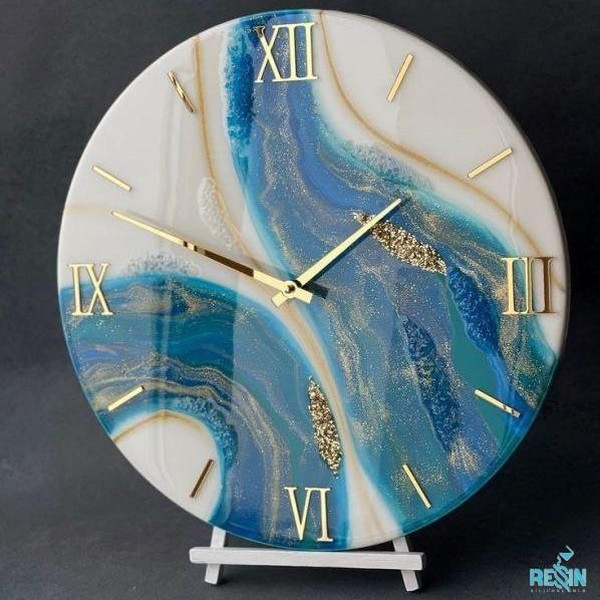 قالب ساعت با اعداد