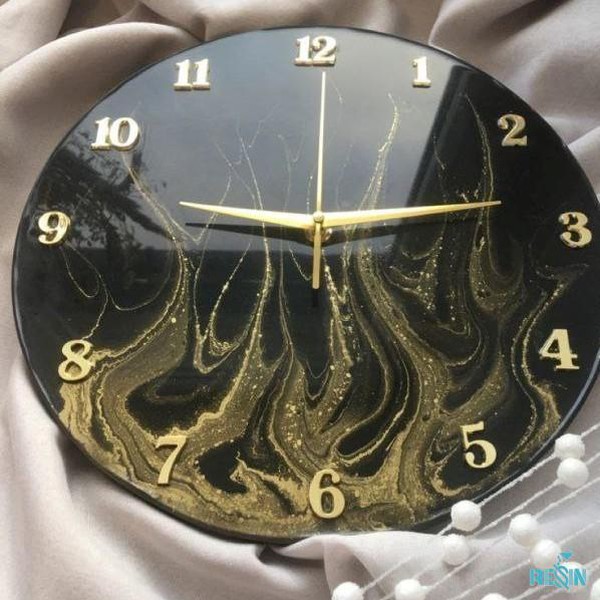 قالب ساعت با اعداد